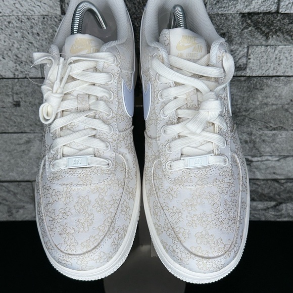 Nike Air Force 1 ‘07 SE Jacquard Floral Embroidery - NEW - WMNS10.5 - Picture 3 of 10